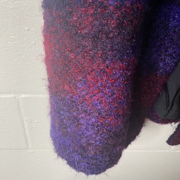 Vtg New Zealand Fiber Artist HandWoven Knit Sweater Jacket Sz M Rosemary Weir - Picture 7 of 12